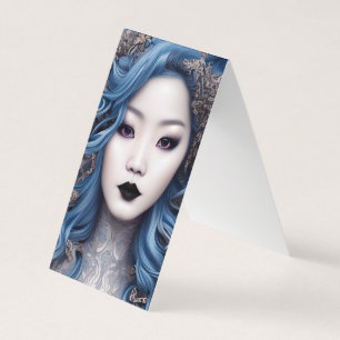 Gothic Hmong Woman Masterpiece Graphic Business Card