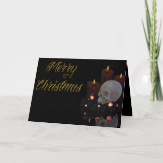 Gothic Holidays - Merry Christmas Holiday Card
