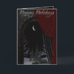 Gothic Holidays - Winter Landscape Doorway Holiday Card<br><div class="desc">Celebrate the holidays with this gothic style greeting card</div>