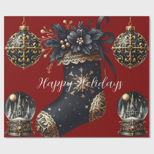 Gothic Holidays Wrapping Paper