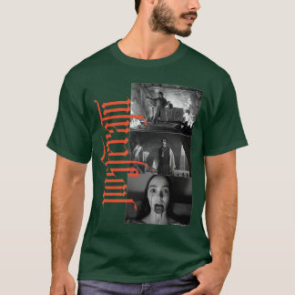 Gothic Horror Collage UniBlack Small Short Sleeve T-Shirt