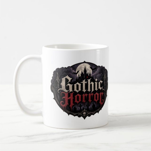 Gothic Horror fiction lover Coffee Mug (Left)