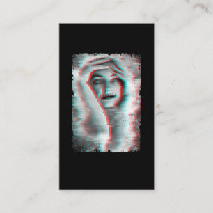 Gothic Horror Girl Goth Occult Aesthetic Dark Art Business Card