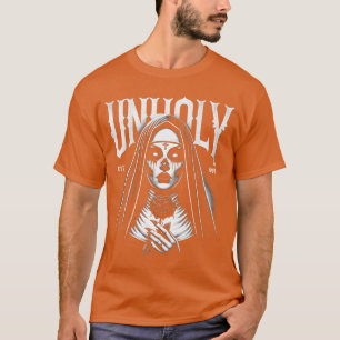 Gothic Horror Unholy Nun funny T-Shirt