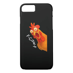 Gothic Humor Funny F-Caw-F Crow iPhone 8/7 Case
