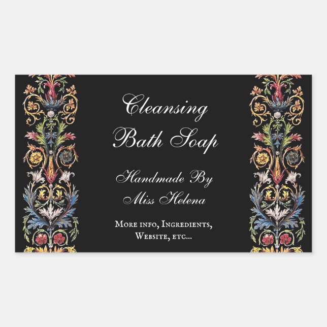 Gothic Illuminated Art Editable Product Sticker (Front)