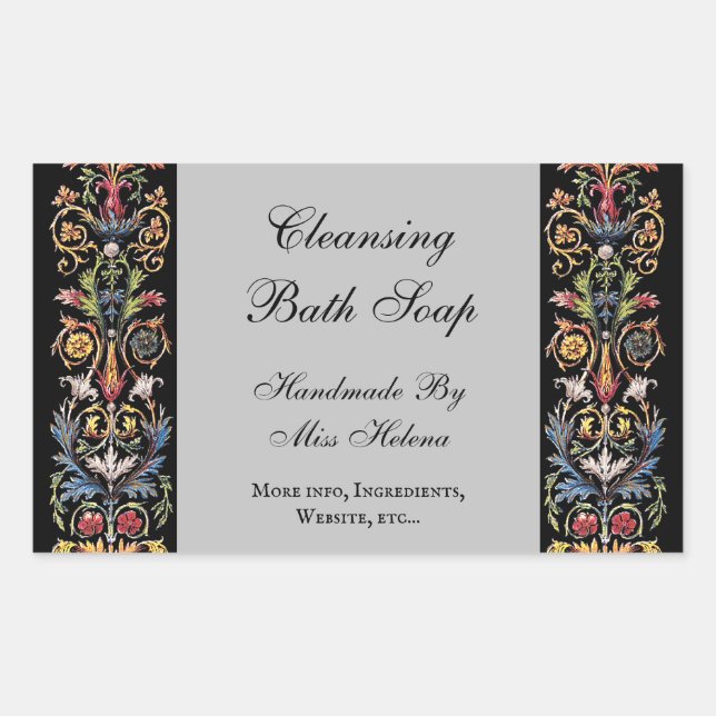 Gothic Illuminated Art Editable Product Sticker (Front)