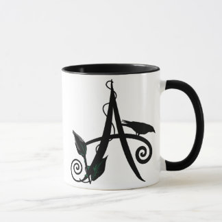 'Gothic Initial A' Mug