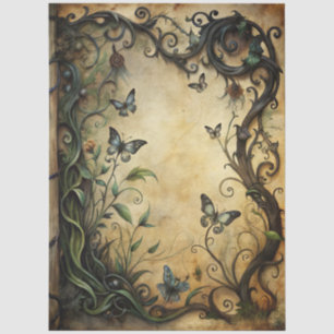 Gothic Junk Journal Series Design 15 Tissue Paper