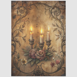 Gothic Junk Journal Series Design 20 Tissue Paper