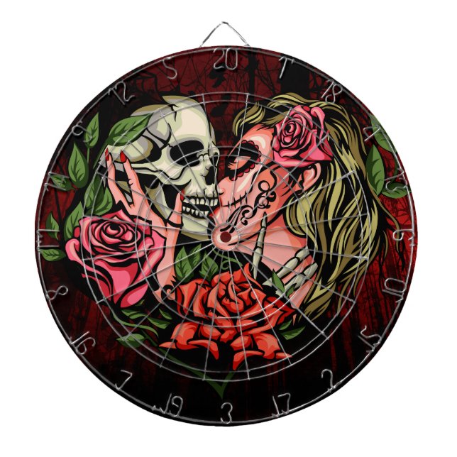 Gothic* Kiss Dartboard (Front)