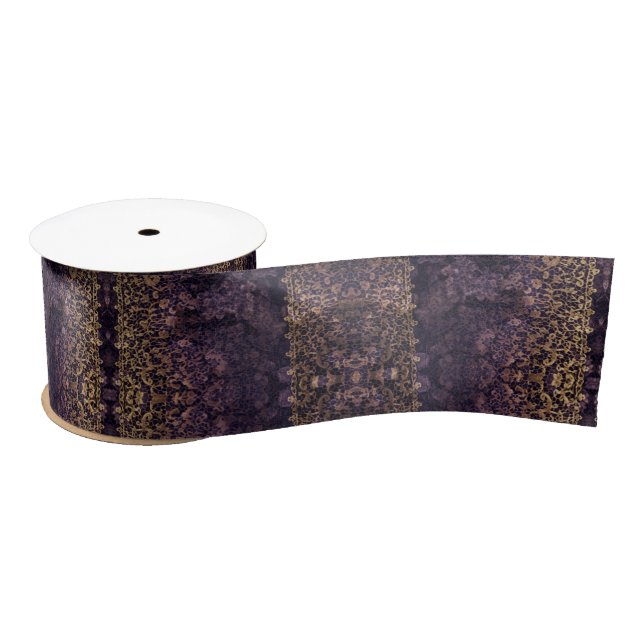 Gothic Lace Ribbon Satin Ribbon (Spool)