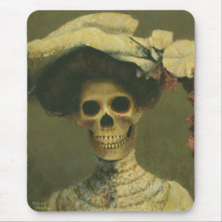 Gothic Lady Skeleton Mousepad