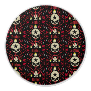 Gothic Lamp And Accessories Ceramic Knob