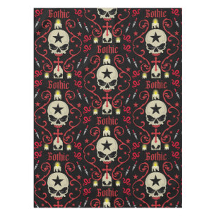 Gothic Lamp And Accessories Tablecloth