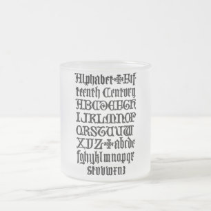 Gothic Letters Mug
