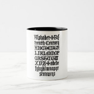 Gothic Letters Mug