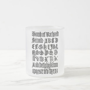 Gothic Letters Mug