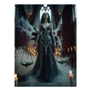 Gothic Libra – Justice in Balance Poster