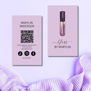 Gothic Lip Gloss Bottle Small  Business Card