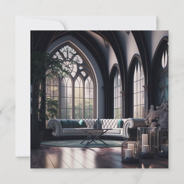 Gothic living room card (Front)