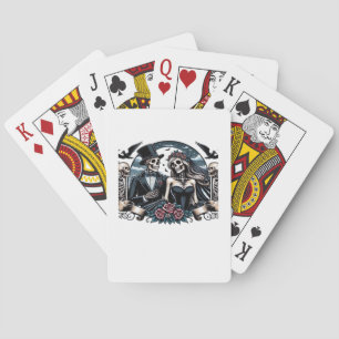 Gothic Love Till Death Do Us Part Romantic Style Playing Cards