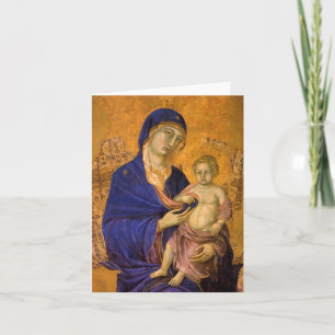 Gothic Madonna and Child Card