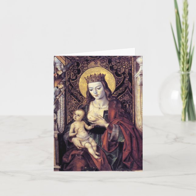 Gothic Madonna and Child card (Front)