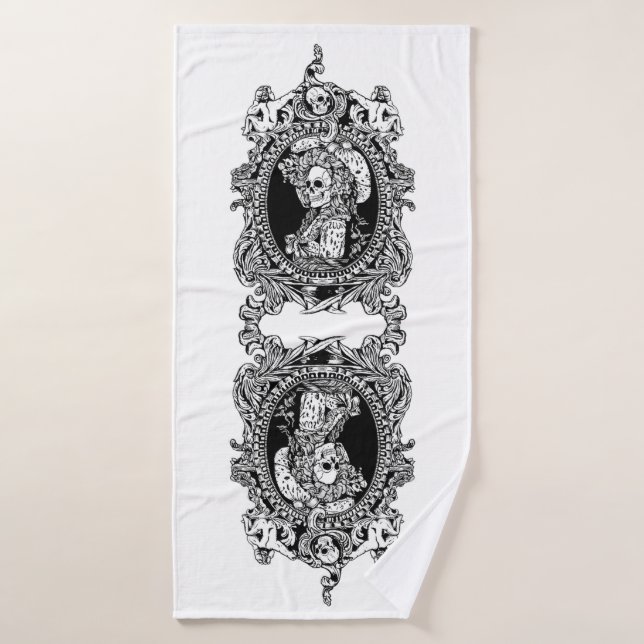 Gothic Maiden Bath Towel Set (Bath Towel)