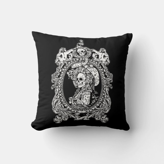 Gothic Maiden Cushion (Front)