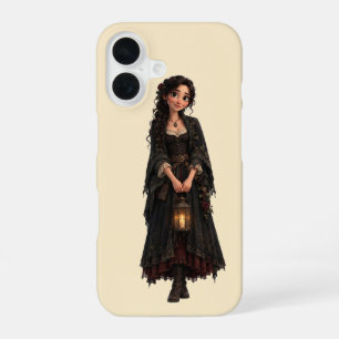 Gothic Maiden Lantern Vintage Phone Case