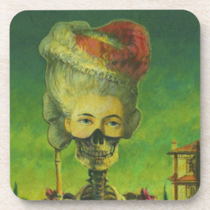 Gothic Masked Skeleton Coaster