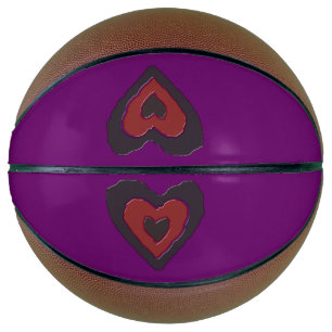 Gothic Melting Love Heart Basketballs