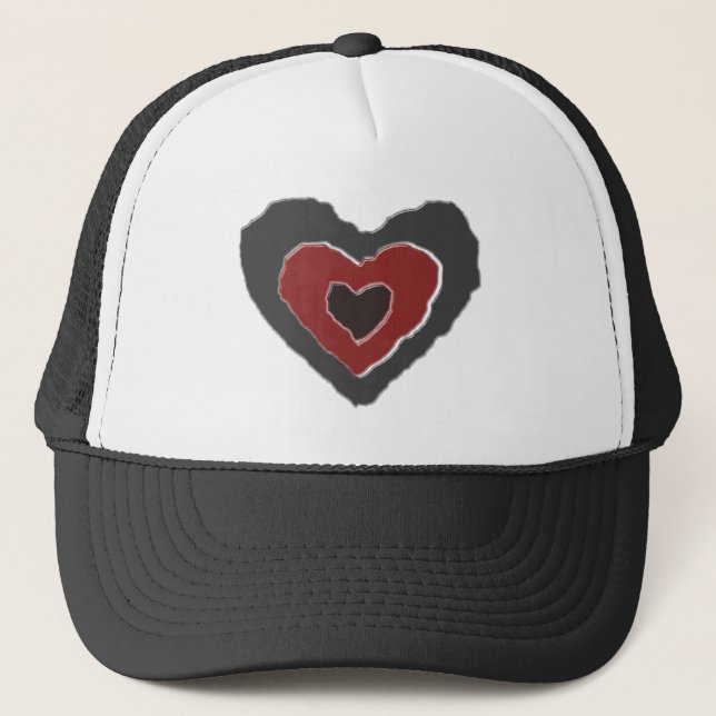 Gothic Melting Love Heart Hat (Front)