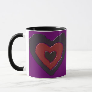 Gothic Melting Love Heart Mug