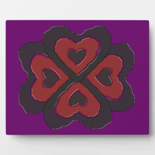 Gothic Melting Love Heart Plaque