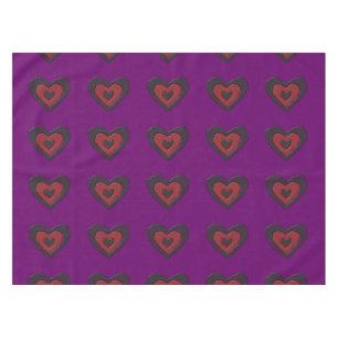 Gothic Melting Love Heart Tablecloth