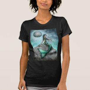 Gothic Mermaid Fantasy Art T-Shirt