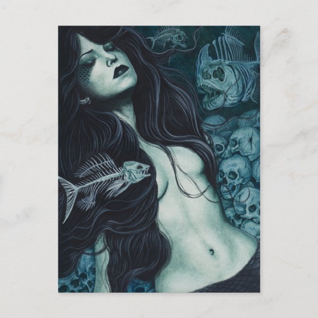 Gothic Mermaid Postcard (Front)