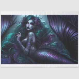Gothic Mermaid Tissue Paper