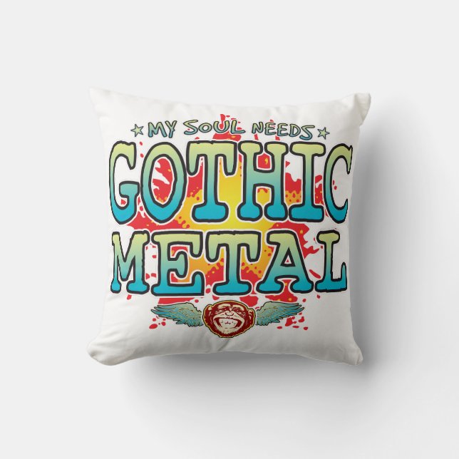 Gothic Metal Soul Cushion (Front)