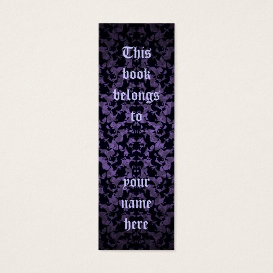 Gothic mini bookmarks or skinny business cards