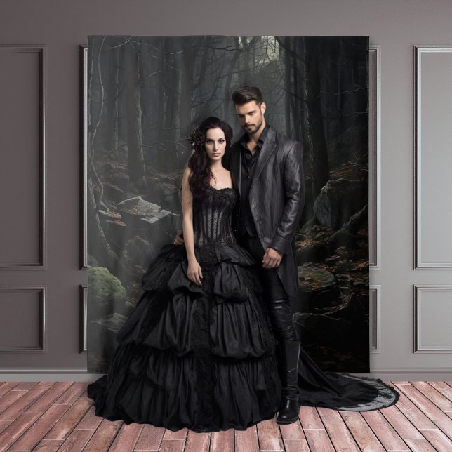 Gothic Moody Dark Forest Rocky Path XLarge Tapestry (Creator Uploaded)