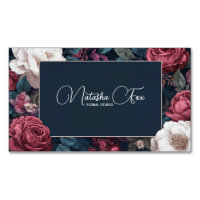 Gothic Moody Rose Floral Gold Frame Dark Romance