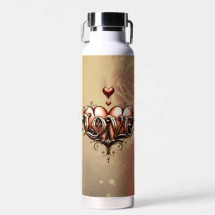 Gothic Moon –Eternal Love Beneath the Midnight Sky Water Bottle
