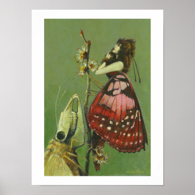 Gothic Moth Lady Poster (Front)