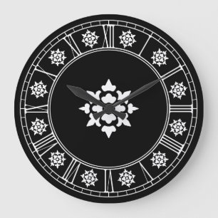 Gothic Motif Large Clock