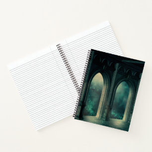 Gothic Mystic Castel Palace Doors Notebook