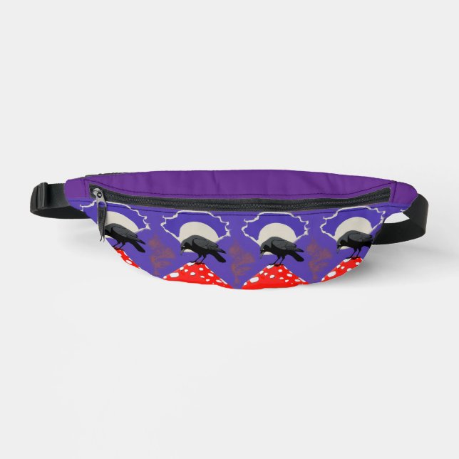 Gothic Mystic Raven Bum Bags (Front)