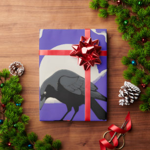 Gothic Mystic Raven Wrapping Paper